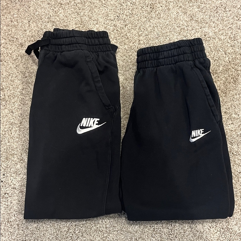 Nike Kids Black Sweatpants 2 pairs for $20
